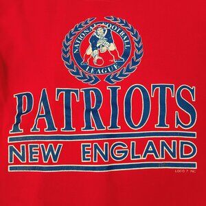 New England Patriots Vintage 80s Crewneck Sweatshirt Kids Size Medium by Logo 7